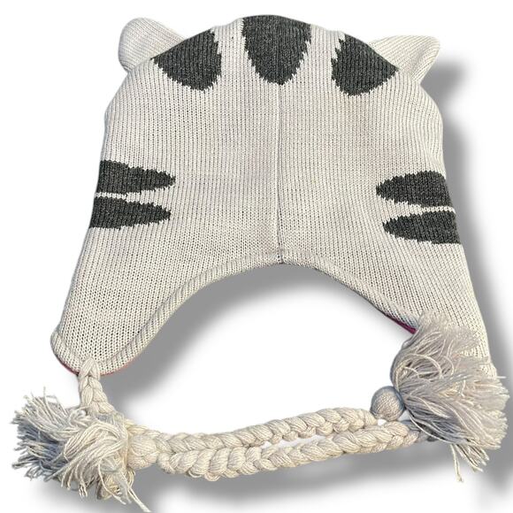 The Big Bang Theory Knit Laplander Beanie Hat Kitty Cat Fleece Lined Sheldon - Picture 7 of 12